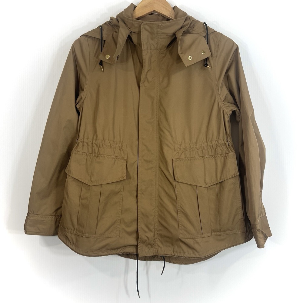 Vetements De Travail Iena Utility Jacket 38 M Quilted Lining Hood Full Zip *READ
